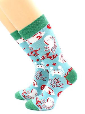 Носки   HOBBY LINE "Морские коньки" (унисекс)